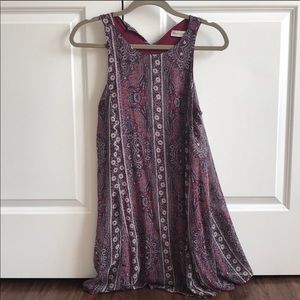 Boho mini dress